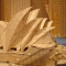 World Architectures made of Toothpicks