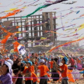 Children in Gaza attempt to set Guinness world record for kite flying