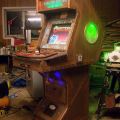 Beautiful Hand-Made Steampunk Arcade Games Cabinet