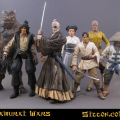 The Samurai Wars, Figures of Star Wars Characters Dressed in Samurai Clothes