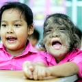 The ‘wolf girl’ delighted to be named the world’s hairiest girl..