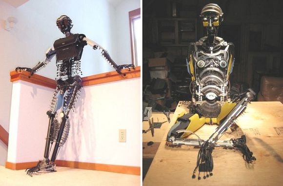 robot12 Bizarre Sculptures created by Jeremy Mayer