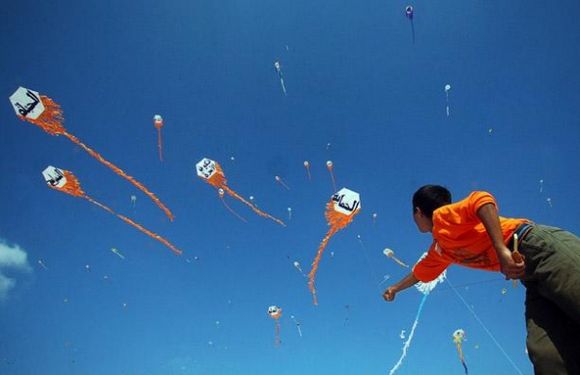 crow8 Children in Gaza attempt to set Guinness world record for kite flying