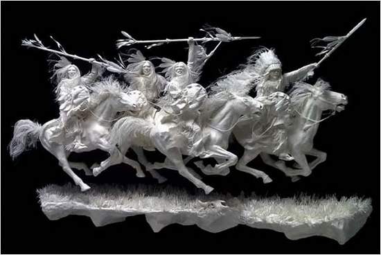 paper11 Total realistic sculptures made out of paper