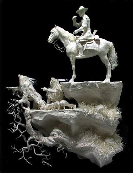 paper19 Total realistic sculptures made out of paper
