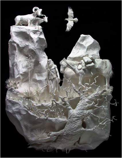 paper21 Total realistic sculptures made out of paper