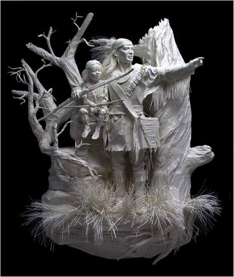 paper23 Total realistic sculptures made out of paper