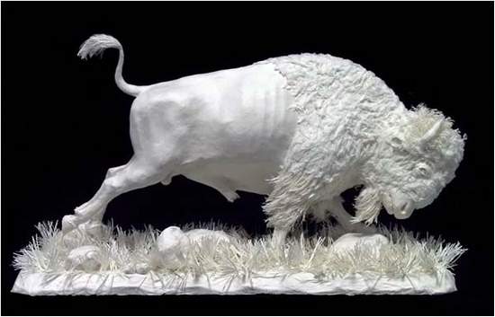 paper3 Total realistic sculptures made out of paper