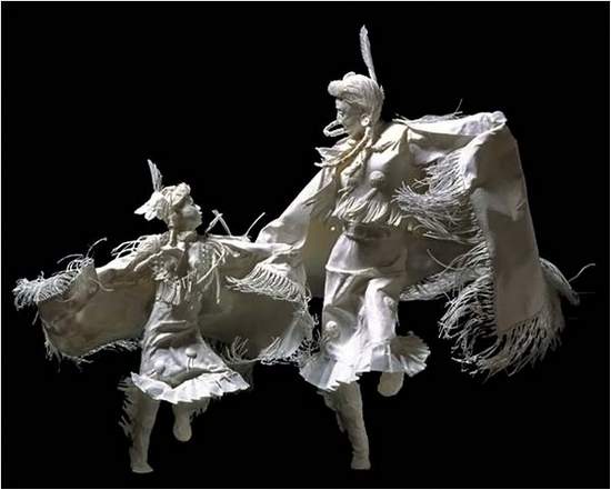 paper6 Total realistic sculptures made out of paper