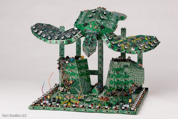 1 Steven Rodrig – Circuit Board Sculptures