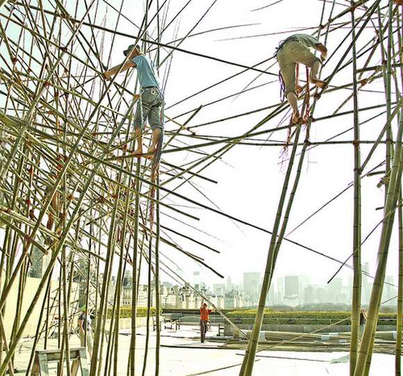 111 Big Bambu, Amazing Artistic Installation Made by Beacon Duo