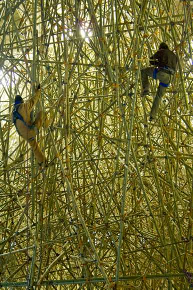 51 Big Bambu, Amazing Artistic Installation Made by Beacon Duo