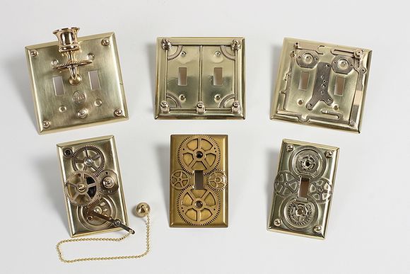 7 Adorable Steampunk Light Switch Plates