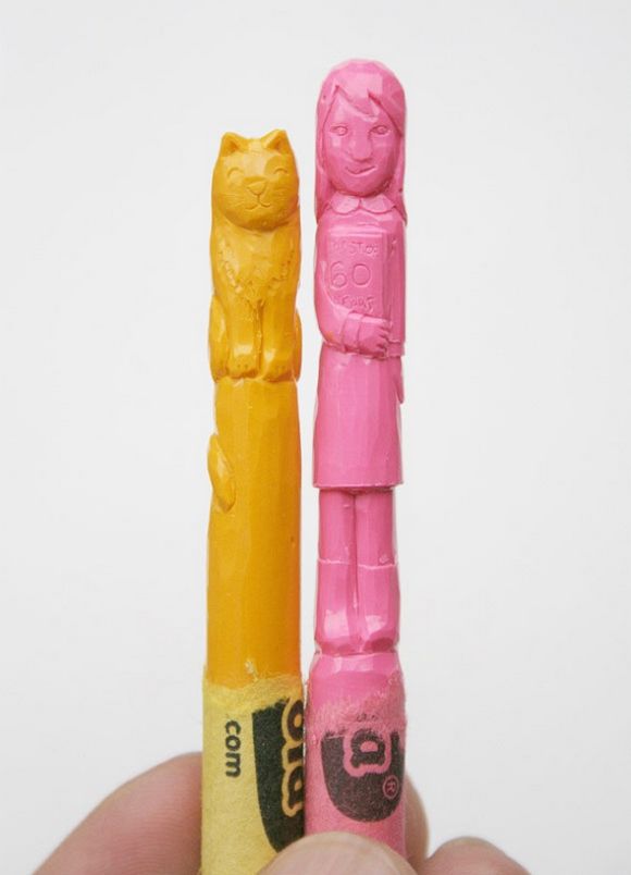 Robot 110 Beautiful Crayon Figures by Diem Chau