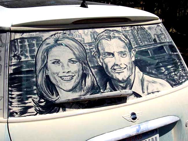 04 Amazing Artwork Created in Dusty Car Windows