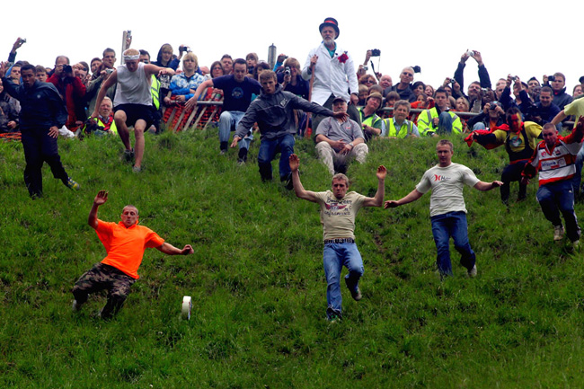 cheese rolling festival 101 Worlds Craziest Festivals