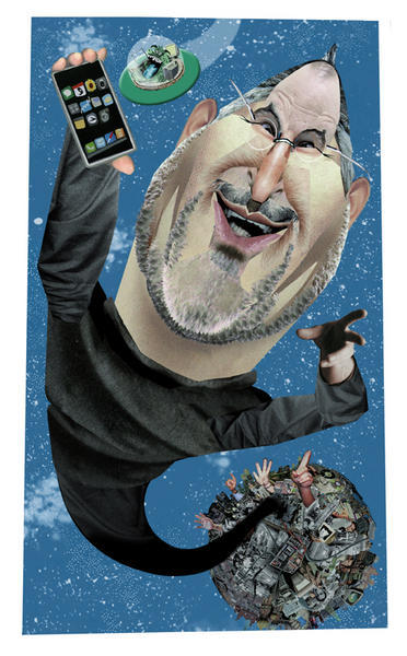 stevejobs Awesome Celebrities and Politicians Caricatures