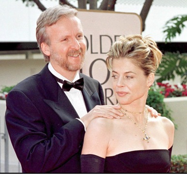 James Cameron & Linda Hamilton